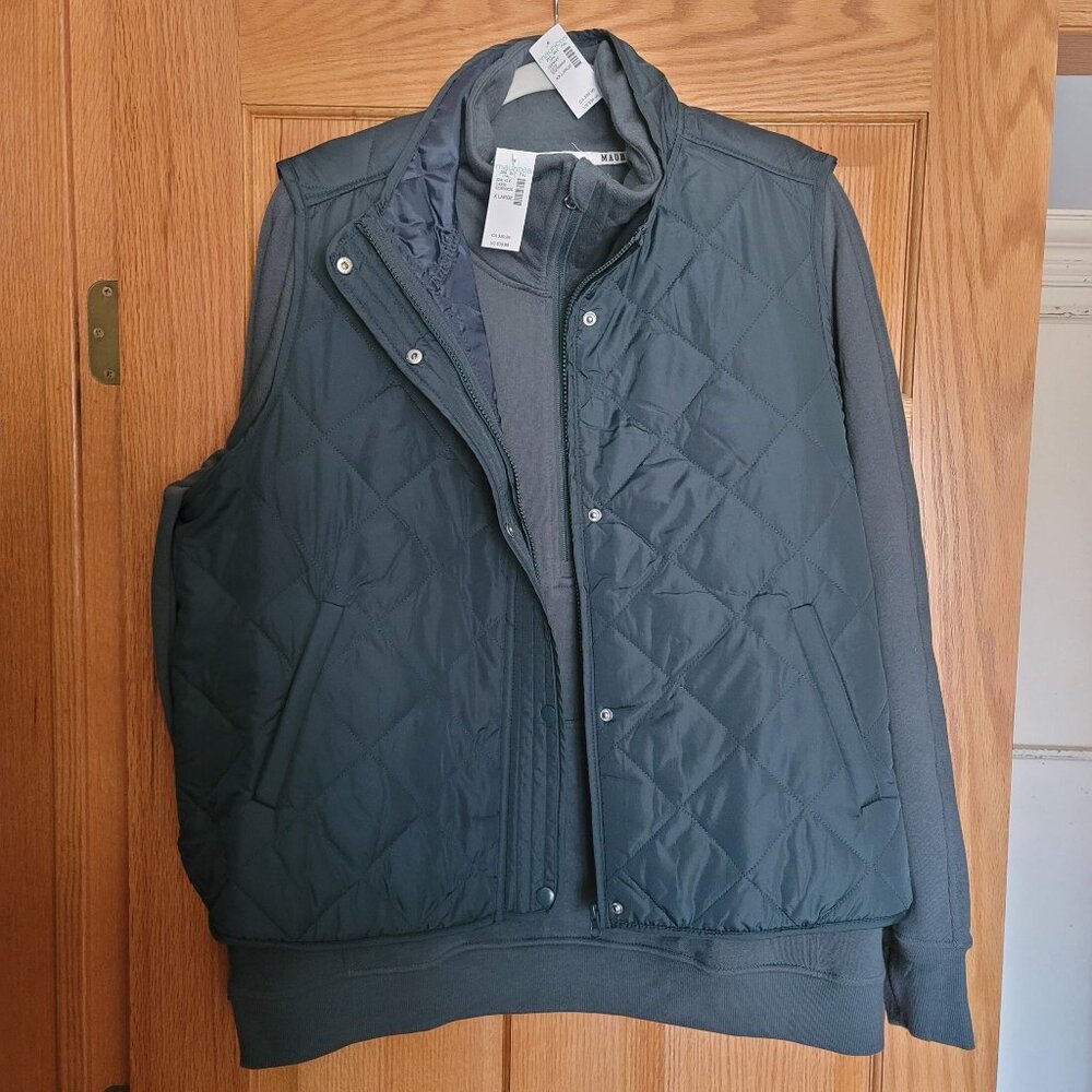 Maurices 1/4 Zip Sweatshirt & Quilted Vest set of 2